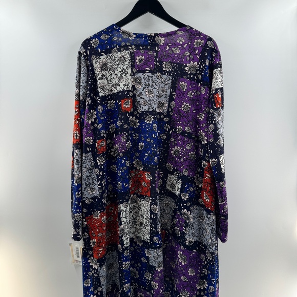 LuLaRoe Sarah Long Cardigan Size XL NWT Open Front Duster - Picture 5 of 6